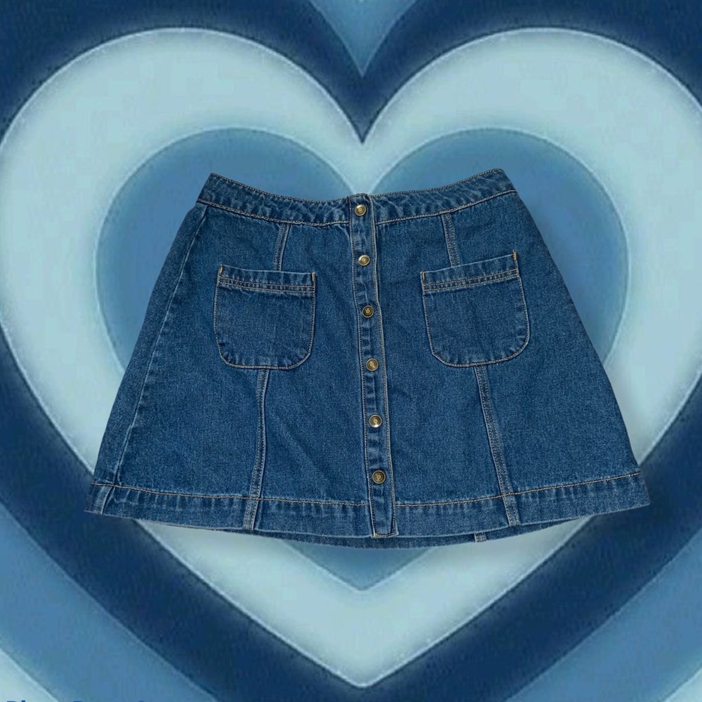 Forever 21 denim mini skirt
